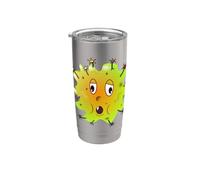 Microbioma Salud Intestinal Microbiota Vaso térmico de acero inoxidable de doble pared