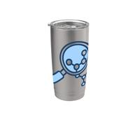 Microbioma Salud Intestinal Microbiota Vaso térmico de acero inoxidable de doble pared