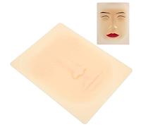 Microblading Practice Skin 4D Silicona Maquillaje Permanente Piel de Entrenamiento para Cejas Labios Delineador de Ojos, Practice Skin Face Microblading Eyebrows Eye Lip Silicona Piel Sintética Gruesa