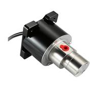 Microbomba magnética de engranajes 0,05-1,2 ml/rev. 0,225-5,4 l/min. Cuerpo de acero inoxidable SUS316L. Engranajes de PTFE. Motor sin escobillas de 24 V CC.(1.2cc per rev.)
