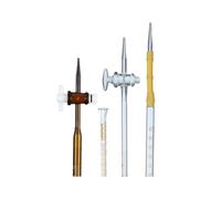 Microbureta de borosilicato, Burette Class A Borosilicate 3. PTFE 10-100mL(Transparent 100mL)