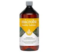 MICROBZ Healthy Hábitats | Concentrado de 1 litro para 20 botellas de spray | Eliminador de olores, ambientador natural para mascotas y zonas de descanso y alimentación, ganado y animales - Seguro