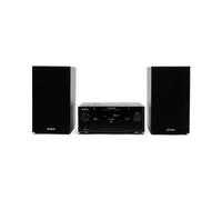 Microcadena Aiwa MSBTU-500 - Sonido de Alta Calidad, Bluetooth, CD, USB, MP3, Radio FM, 50W, Diseño Compacto - Negro