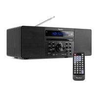 Microcadena Audizio Prato 60W RMS Bluetooth DAB+/FM CD USB AUX Blanco