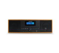 Microcadena Bluetooth 50w Efecto Madera Radio Fm Lector Cd Mooov 477380