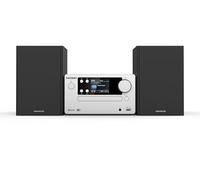 Microcadena HiFi Kenwood M-725DAB-S con CD, USB, Dab+ y Bluetooth Audio-Streaming. Color: Plata - Mini Equipo de Musica para casa