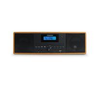 Mooov 477380 - Microcadena HiFi estéreo 50W Musicales, Reproductor CD, Bluetooth, Radio FM, USB, AUX-IN, RCA, Despertador, Mando a Distancia