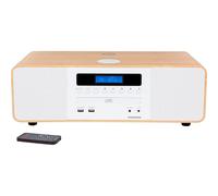 Thomson MIC201IBT - Microcadena cd bluetooth, compacta HiFi, cargador por inducción, radio FM, reproductor cd, USB reproductor, puerto de carga USB, toma auricular, AUX-IN, 50W, mando a distancia.