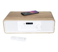 Micro-chaîne Bluetooth - THOMSON - Blanche et Noire - Radio FM/CD/MP3/USB, 60W, Égaliseur