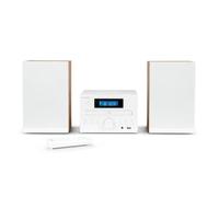 Microchaîne - THOMSON - COSY MIC121BT - Lecteur CD, Bluetooth, Radio FM, MP3, USB - Bois et Blanc