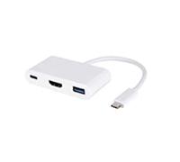 Microconnect 0.2m USB C - USB/HDMI/USB HDMI, 2 x USB Blanco - Adaptador para cable (USB C, HDMI, 2 x USB, Male connector / Female connector, 0,2 m, Blanco)