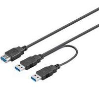 Microconnect - 0.3m USB 3.0 0.3m USB a Black