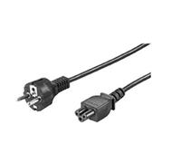 Microconnect - 1.8m CEE 7/7 - c5 1.8m cee7/7 schuko c5 Coupler Negro - Cable (Macho/Hembra, cee7/7 schuko, c5 Coupler, Derecho, Derecho, Negro)