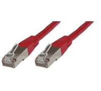 Microconnect 10M Cat5e RJ-45 to RJ-45 M/M - Cable de Red (10 m, RJ-45, RJ-45, Rojo)