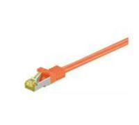 Microconnect 15m Cat7 S/FTP - Cable de Red (15 m, Cat7, S/FTP (S-STP), RJ-45, RJ-45, Naranja)