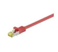 Microconnect 1m S/FTP Cat7 - Cable de red (1 m, Cat7, S/FTP (S-STP), RJ-45, RJ-45, Rojo)