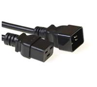 Microconnect 3.0m C19 - C20 - Cable (3 m, Male Connector/Female Connector, C19 acoplador, C20 acoplador, 16 A, Negro)