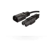 Microconnect 3m, C14 - C15 - Cable (C14 - C15, 3 m, Male connector / Female connector, C14 acoplador, C13 acoplador, Negro)