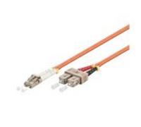 Microconnect 5m LC-SC UPC LSZH Cable de Fibra optica OM2 Naranja - Cable de Fibra óptica (5 m, OM2, LC, SC, Male Connector/Male Connector, Naranja)