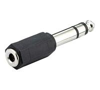 Microconnect 6.3mm/3.5mm M/F 3,5mm Negro - Adaptador para cable (6.3mm, 3,5mm, Male connector/Female connector, Negro)