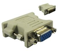 MicroConnect Adaptador DVI-D Doble Enlace Macho a VGA Hembra, 24+1 pines a 15 pines, Adaptador Pasivo de Señal Analógica