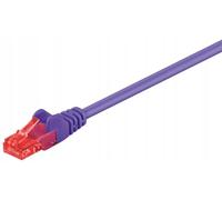 Microconnect B-UTP60025P - Cable de red (0,25 m, Cat6, U/UTP (UTP), RJ-45, RJ-45, Púrpura)