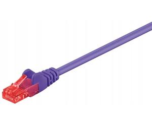 Microconnect B-UTP60025P - Cable de red (0,25 m, Cat6, U/UTP (UTP), RJ-45, RJ-45, Púrpura)