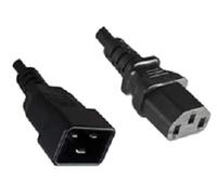 Microconnect C13/C20, 2 m - Cable (2 m, 2 m, Male connector / Female connector, C13 acoplador, C20 acoplador, 230 V, Negro)
