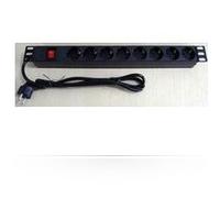 Microconnect CABINETACC23 Unidad de distribución de energía (PDU) - Unidad de distribución de energía (PDUs) (Básico, 1U, Horizontal/Vertical, Negro, 44 x 44 x 483 mm)