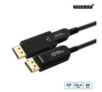 MicroConnect Cable de Fibra Óptica Activa Mini DisplayPort 1.4 a DisplayPort, 50m