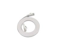 MicroConnect Cable de Red CAT6a U/UTP PLANO 1m, Blanco, LSZH (Bajo Humo Cero Halógeno)