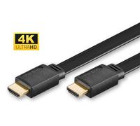MicroConnect Cable HDMI 1.4 Plano Alta Velocidad 2m, 4K 30Hz, HDR, HDCP 2.2, ARC, CEC, Ethernet