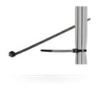 MicroConnect CABLETIE4 Negro 100pieza(s) Abrazadera de Cables - Abrazaderas de Cables (20,3 cm, 3,5 mm, 100 Pieza(s))