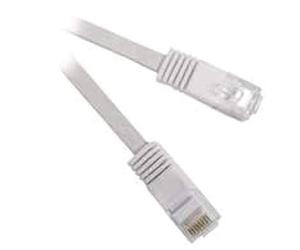 Microconnect Cat6 UTP UltraFlat - 10m 10m Color Blanco - Cable de Red (10 m, Color Blanco)