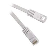 Microconnect Cat6 UTP UltraFlat - 3m 3m Color Blanco - Cable de Red (3 m, Color Blanco)