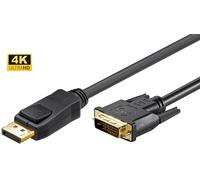 Microconnect dp-dvi-mm-100 adaptador de cable de vídeo 1 m displaypor