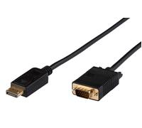 Microconnect dp-vga-mm-100 adaptador de cable de vídeo 1 m displaypor