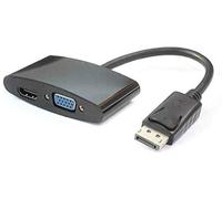 Microconnect DPHDMIVGA adaptador de cable Displayport VGA/HDMI Negro - Adaptador para cable (Displayport, VGA/HDMI, Male connector / Female connector, 0,2 m, Negro)