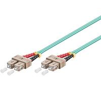 Microconnect FIB2230005 Cable de Fibra optica 0,5 m OM3 SC/PC Aqua - Cable de Fibra óptica (0,5 m, OM3, SC/PC, SC/PC, Male Connector/Male Connector, Aqua)