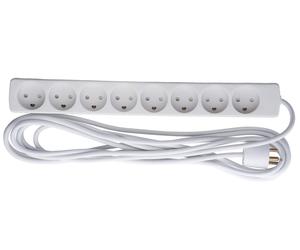 Microconnect gru0085wdk base múltiple 5 m 8 salidas ac interior blanc