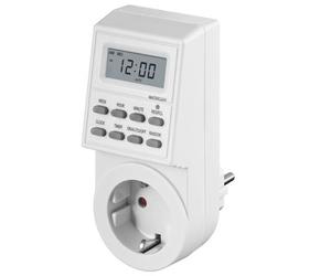 Microconnect grutimer1 contador eléctrico blanco programador eléctri