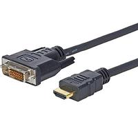 Microconnect HDMI 19 - DVI-D M-M Cable 1m