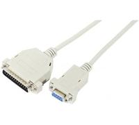 Microconnect ic-137010 - cable para conexión null modem, color blanco