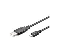 Wentronic MicroConnect IC-93922 - Cable USB Tipo A Macho-Micro U, Color Negro
