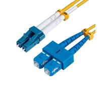 Microconnect lc/pc-sc/pc 10m 9/125 sm cable de fibra optica amarillo -