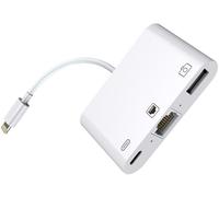 Microconnect light-hub2 base para portátil y replicador de puertos li