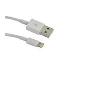 Microconnect LIGHTNING1 - Cable USB (1 m, USB A, 2.0, Male connector / Male connector, Blanco)