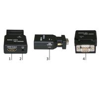 Microconnect mc-conmvgahm adaptador de cable de vídeo hdmi mini-vga (