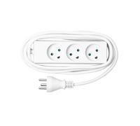 Microconnect Power Strip 3 outlets 5m White Marca