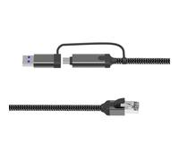 Microconnect mc-rj45usbc-05 cambiador de género para cable usb-a / us